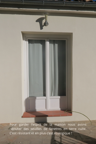 finition de la façade avec isolation thermique écologique par l'extérieur