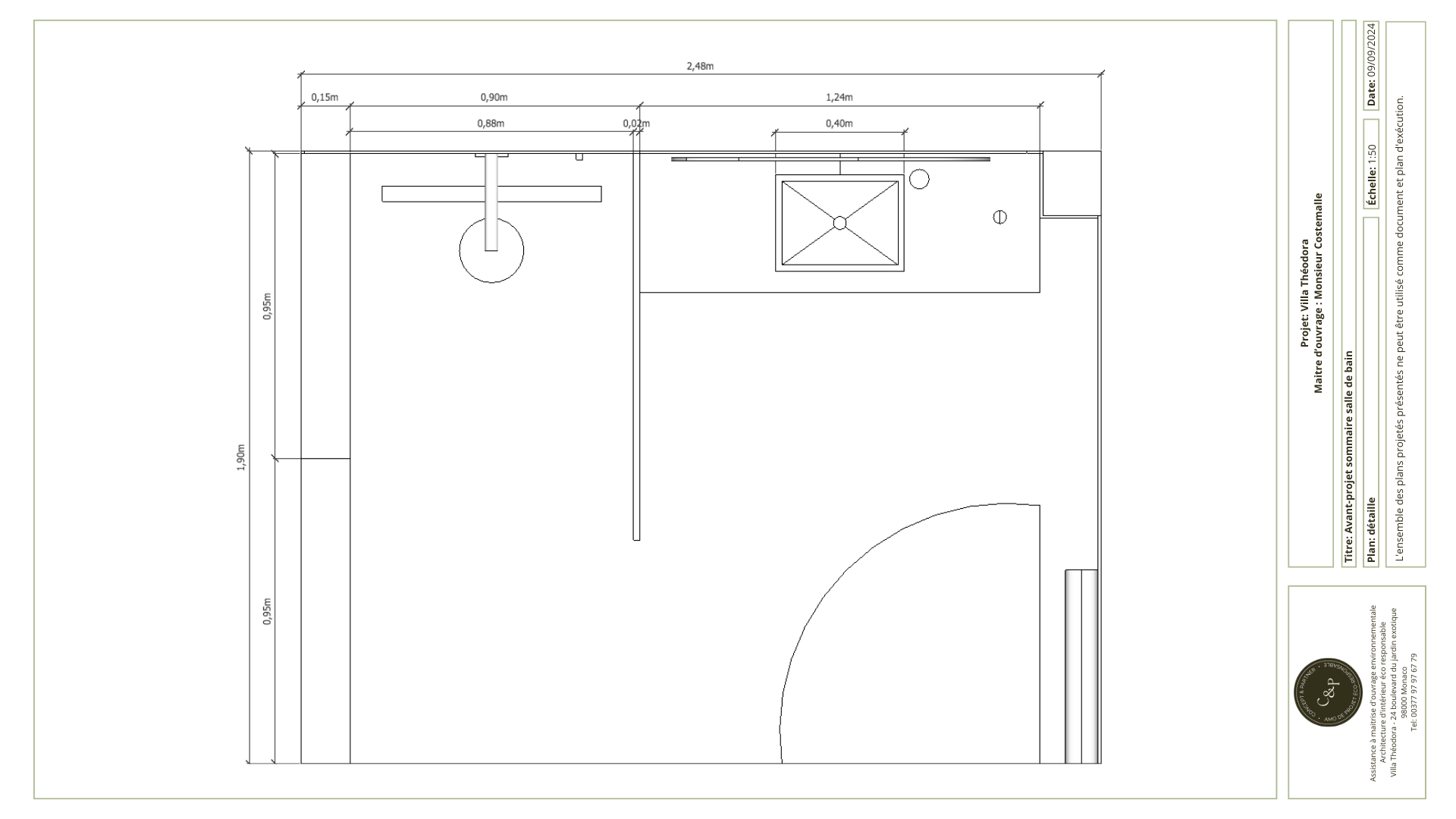 plans et vues 3d projet terrasse éco-responsable 2/3