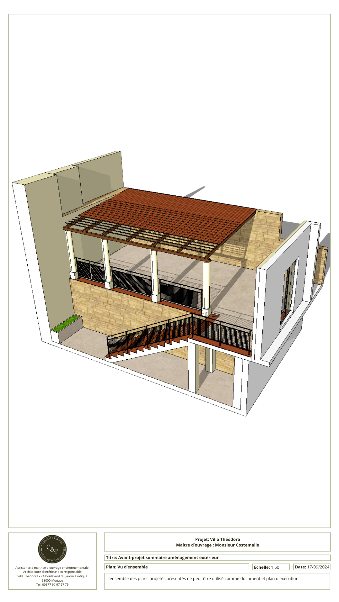 aménagement terrasse écologique menton DÉFINITION DE PROJET APPARTEMENT À PARIS Concept and Partner